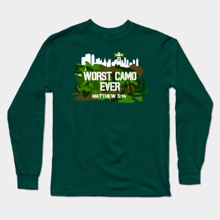 Worst Camo Ever Christian Shirts Long Sleeve T-Shirt